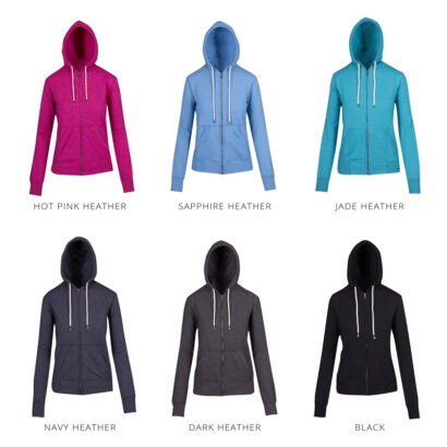 Heather Zip Hoodie for Ladies/Juniors