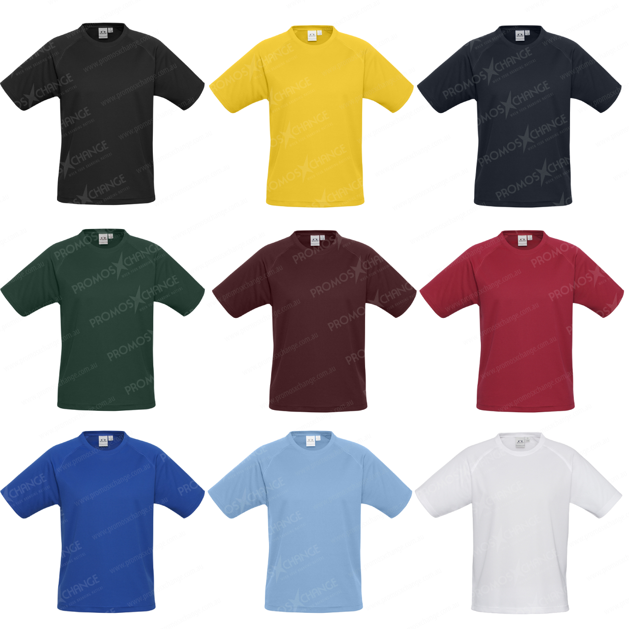 Breathable Polyester Sprint Tee for Kids - Promotional Products ...