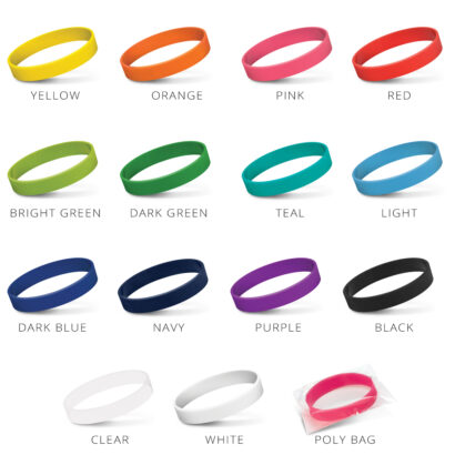 Custom Silicone Wristband – Screen Printed