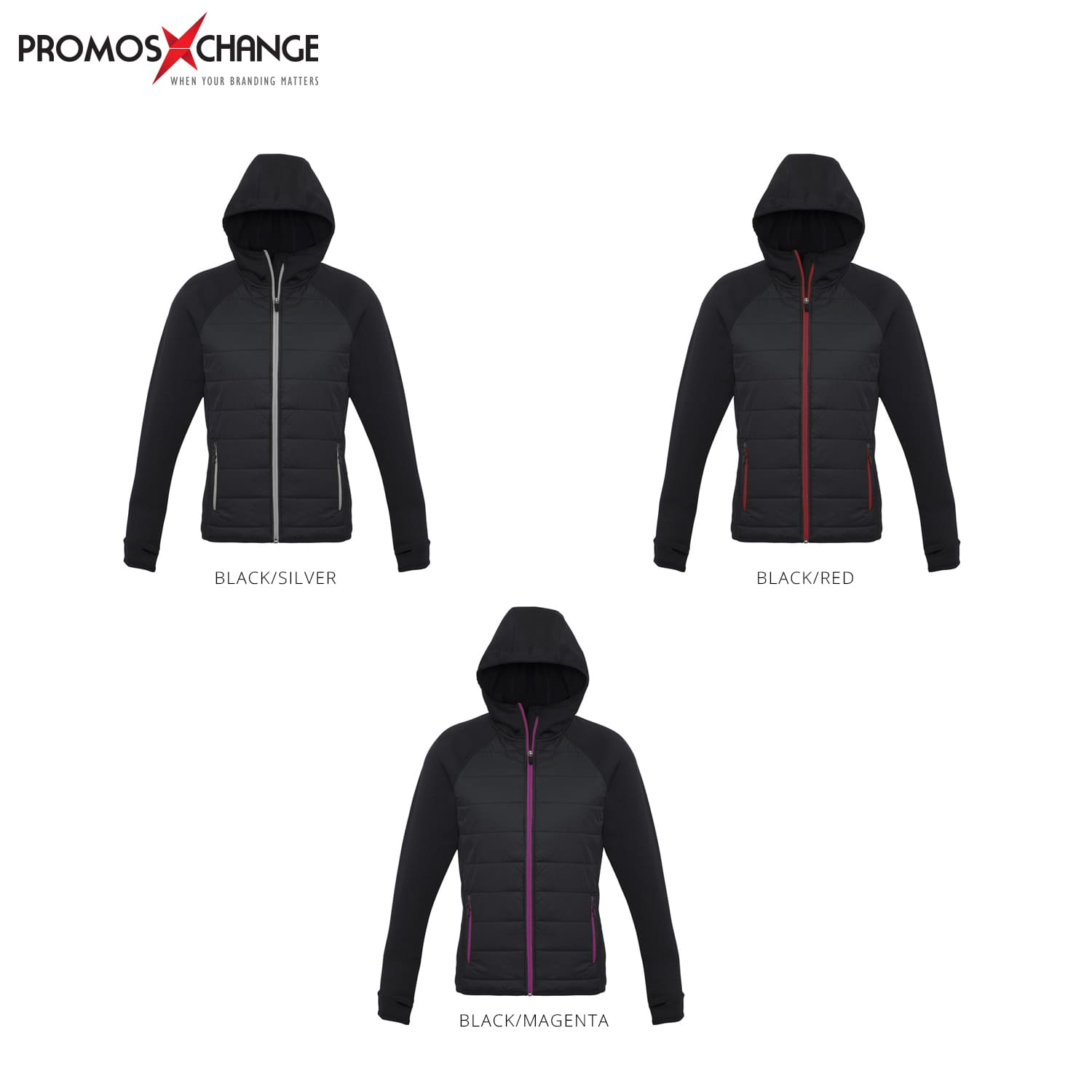 Quilted Nylon Ripstop Hoodie for Ladies