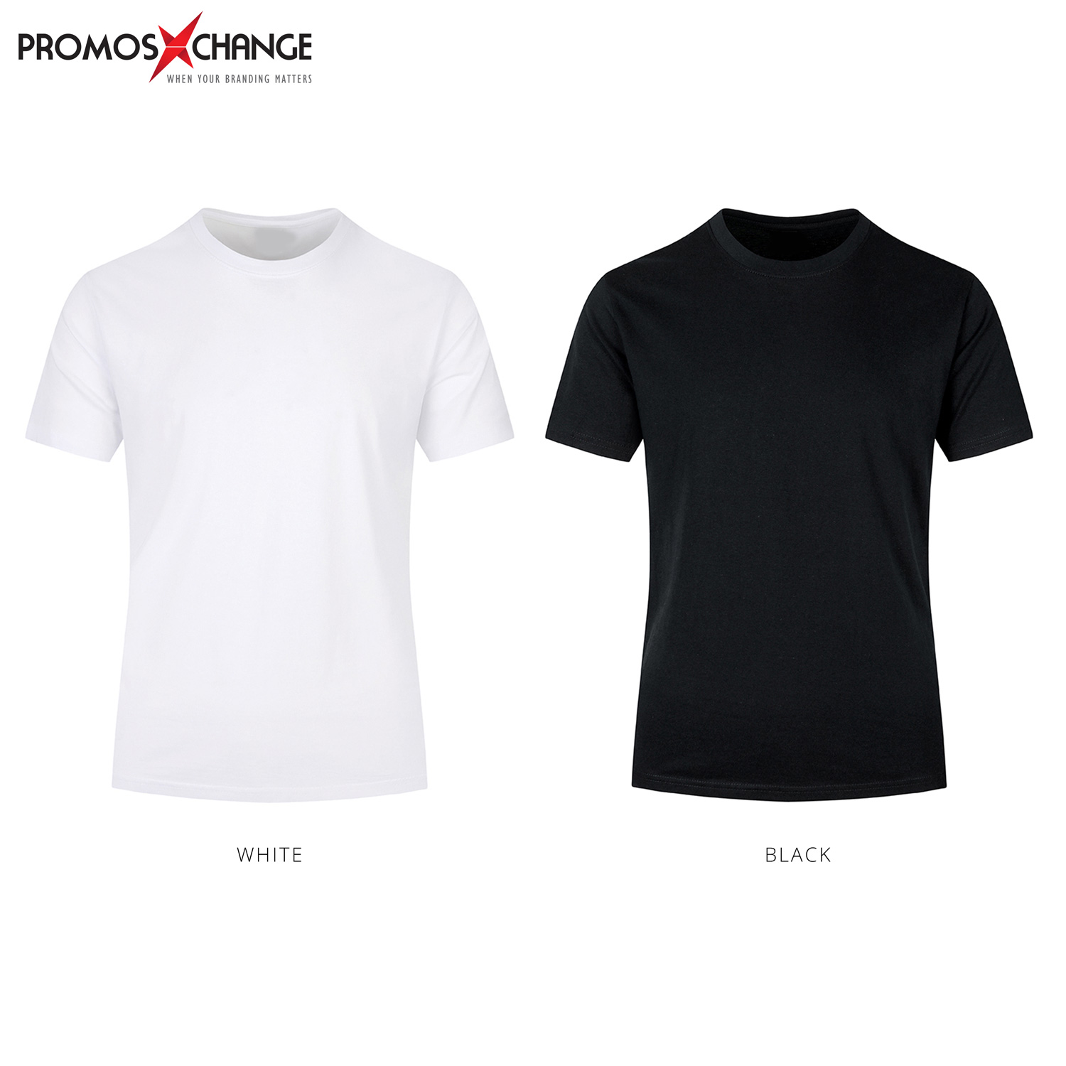 Cotton Spandex Neck Rib Tee