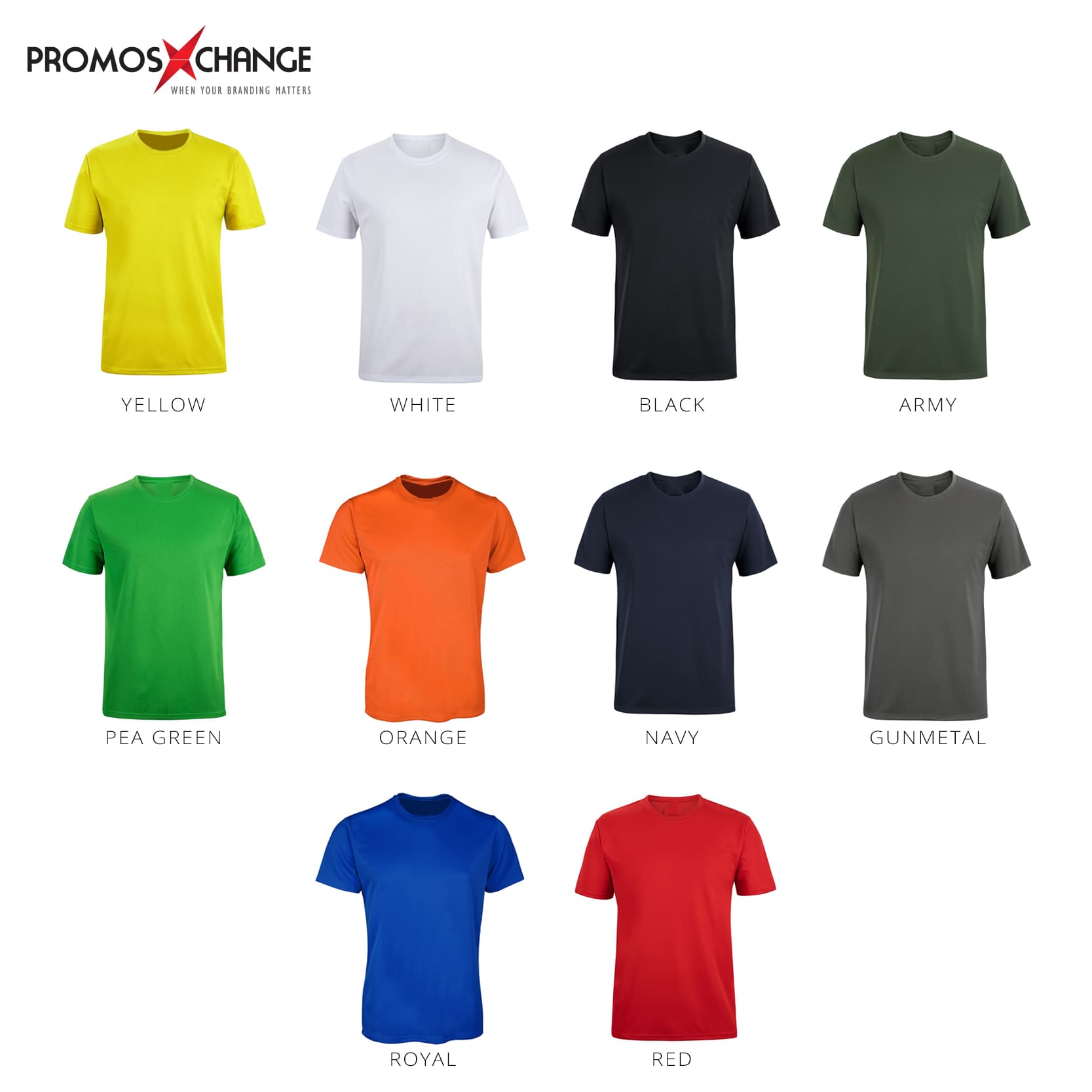 Quick Drying Polyester Tees (Adults and Kids)