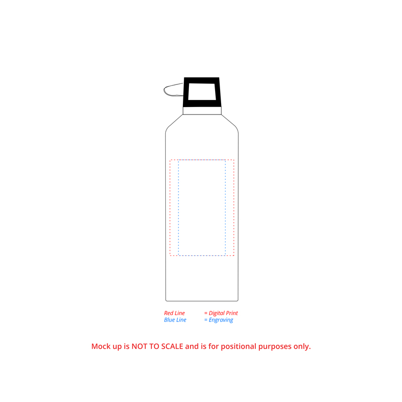 Strong and Lightweight Stainless Steel Bottle (600ml) - Image 3