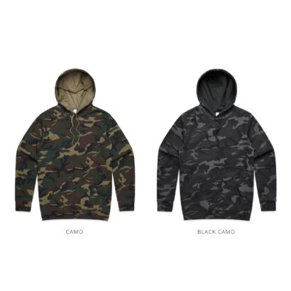 Men's Stencil Camo Hood