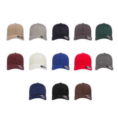 Structured 6-Panel Wool Blend Caps
