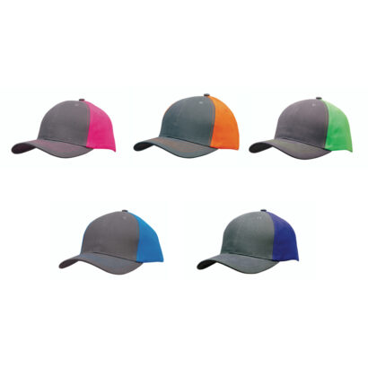 Contrast Heavy Brushed Caps