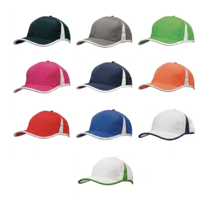 Ripstop Sports Trim Insert 6-Panel Caps