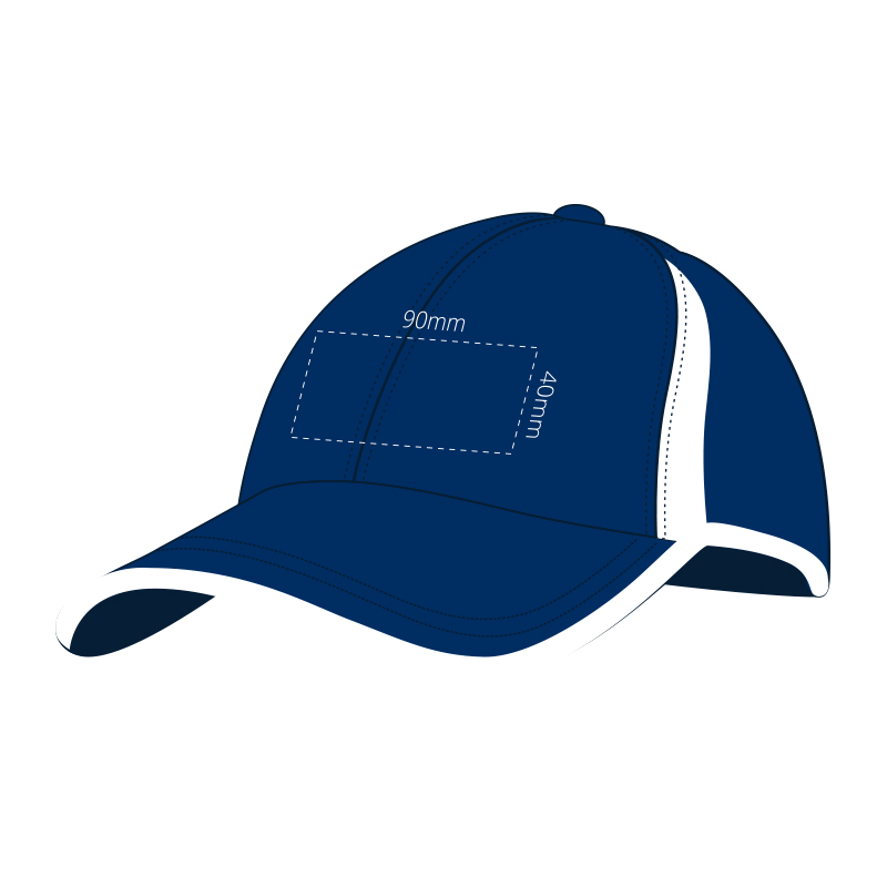 Ripstop Sports Trim Insert 6-Panel Caps - Image 2