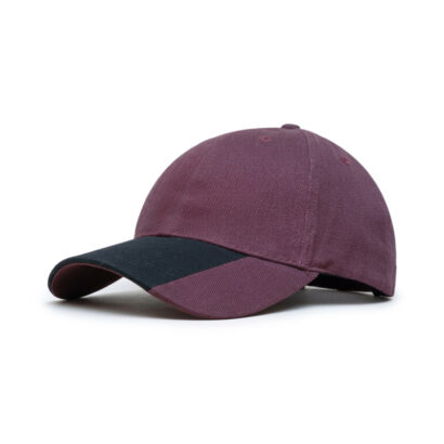 Brushed Cotton Indent Peak Cap