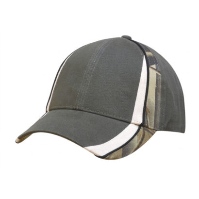 Brushed Cotton Camo Detail Caps