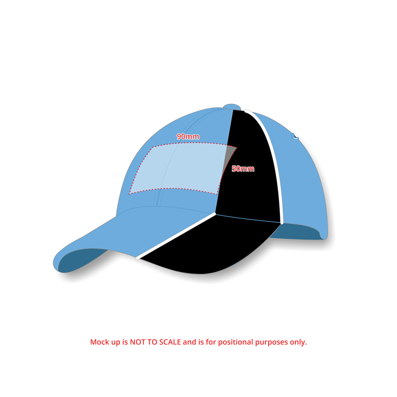 6 Panel Cap with Peak and Crown Indent and Contrasting Piping - Image 2