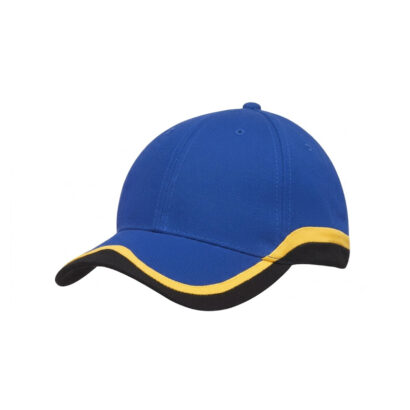 Brushed Heavy Cotton Caps with Accent Trim