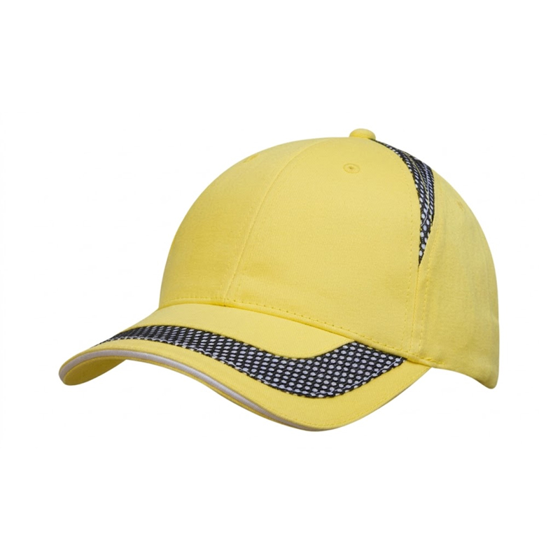 6 Panel Cap with Mesh Inserts