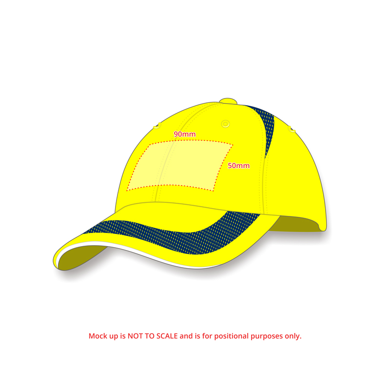 6 Panel Cap with Mesh Inserts - Image 2