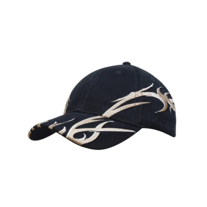 Brushed Heavy Cotton 6-Panel Caps with Embroidered Crest