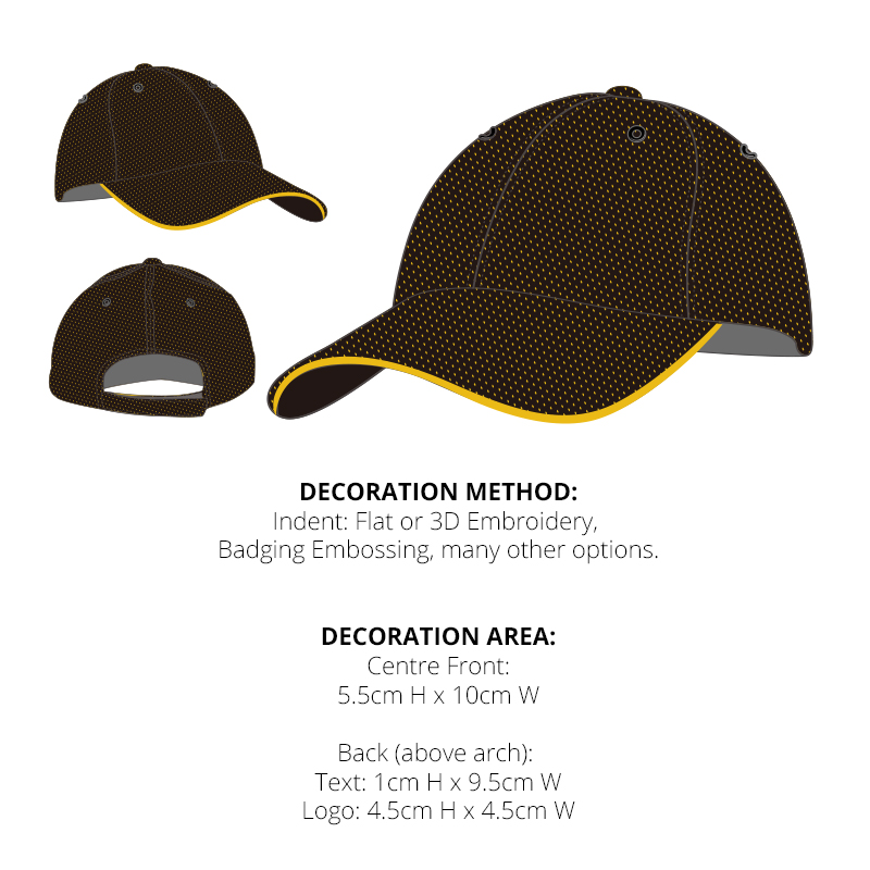 Breathable Mesh Cotton 6-Panel Cap - Image 2