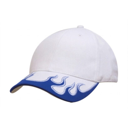 Brushed Cotton Flame Accent Cap