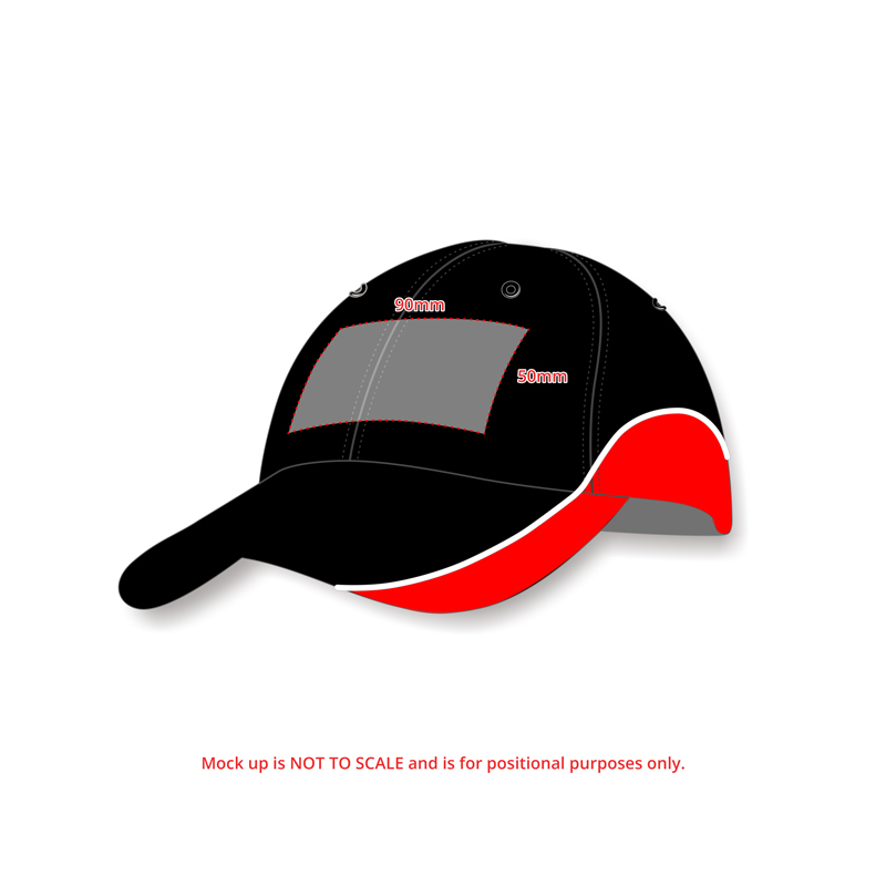 6 Panel Cap with Peak & Crown Trimmed Inserts - Image 2