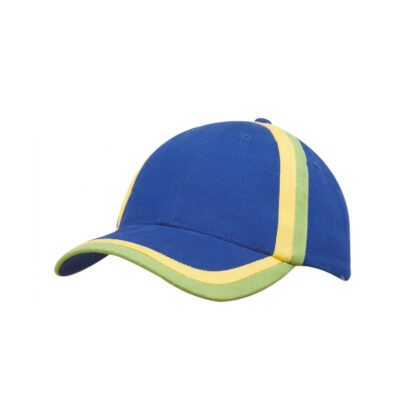 6 Panel Caps with Insert Trim to Peak and Crown