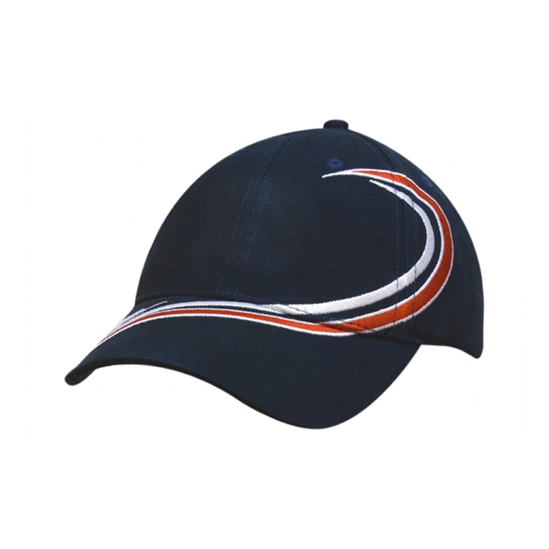 Heavy Cotton Curved Stitch Embroidery Caps