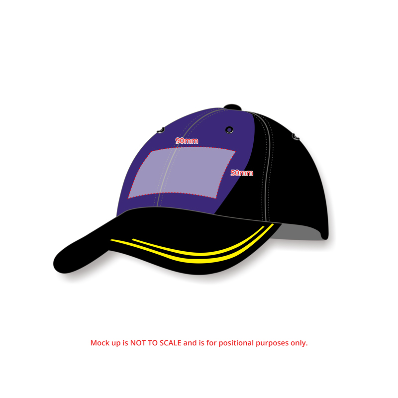 Brushed Cotton Stripe 6-Panel Cap - Image 2