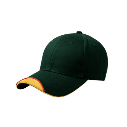 6 Panel Cap with Sandwich & Peak Indent