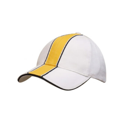 Brushed Cotton 6-Panel Caps with Embroidered Accents