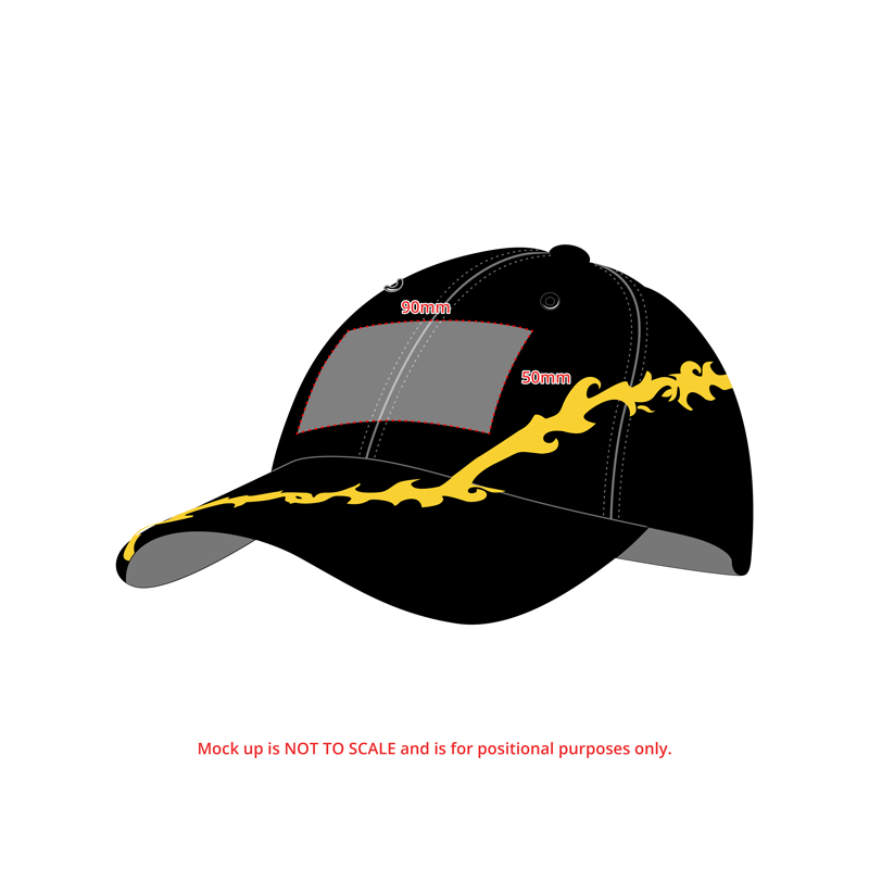 6 Panel Cap with Lightning Bolt Embroidery - Image 2