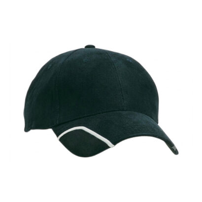 Brushed Cotton with Trimmed Peak Accent Caps