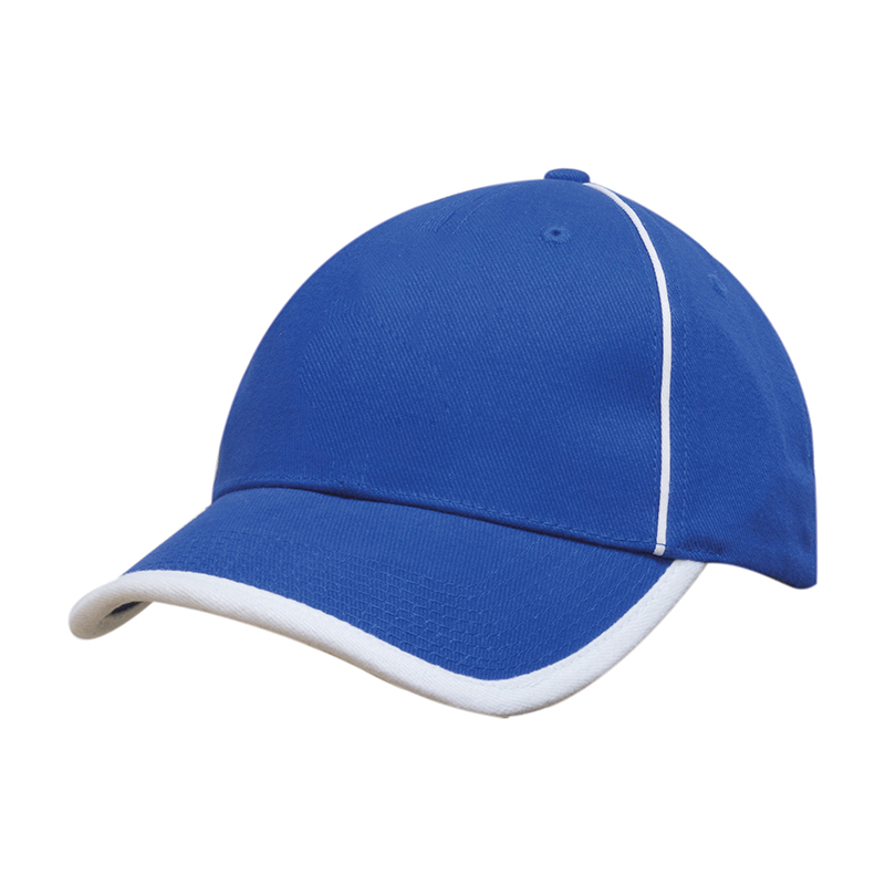 6 Panel Cap with Peak Trim & Piping
