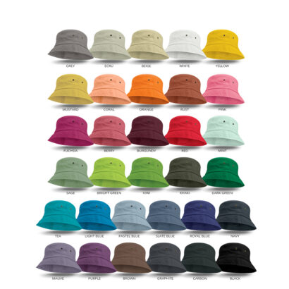 Heavy Brushed Cotton Bucket Hat