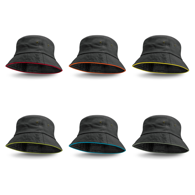 Colour Trimmed Tembel Hat