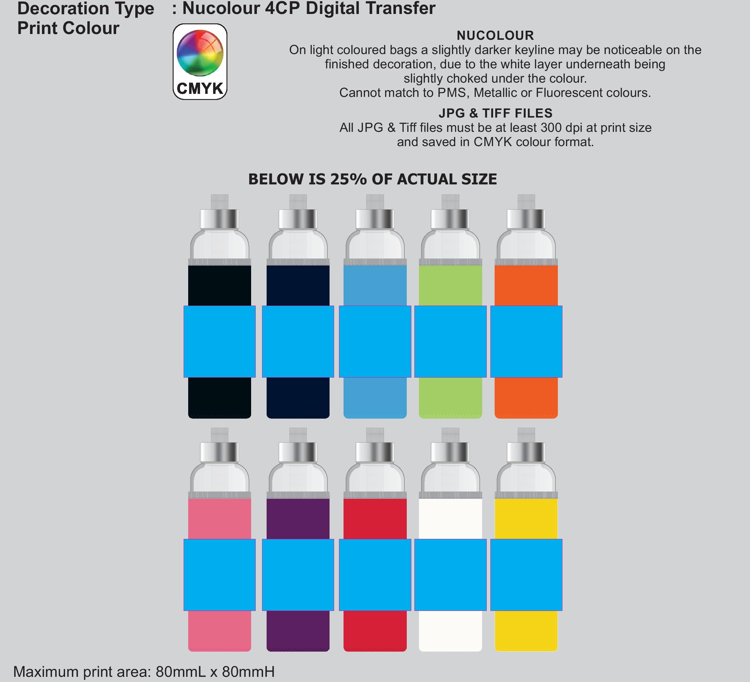 Lahey Glass Bottle with Neoprene Sleeve - Image 3