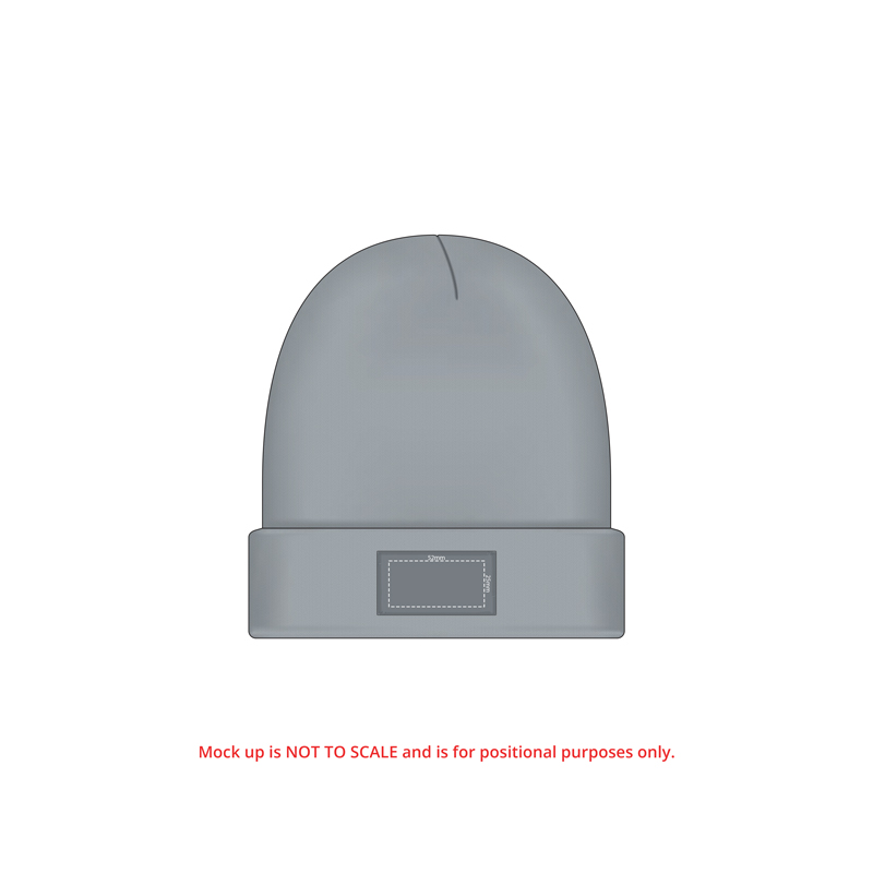 Acrylic Beanie with Patch - Image 3
