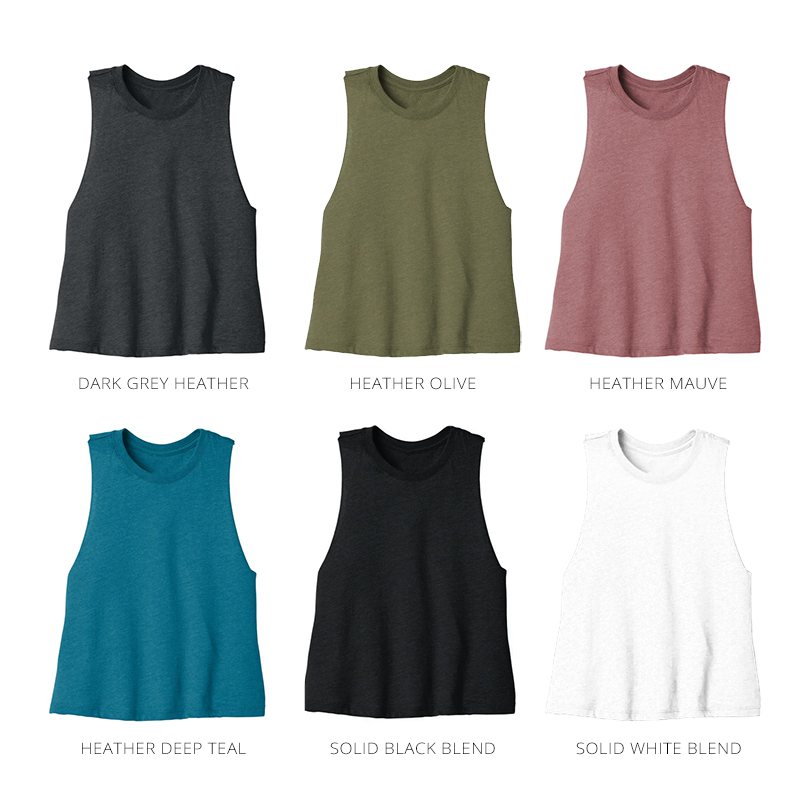 Women's Racerback Cropped Tank
