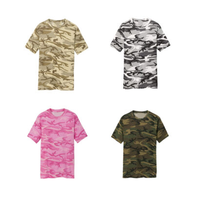 Port and Company Core Cotton Camo Tee