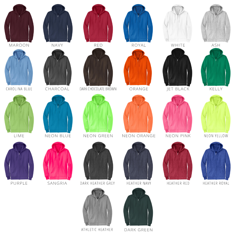 Port & Company - Core Fleece Full-Zip Hooded Sweatshirt