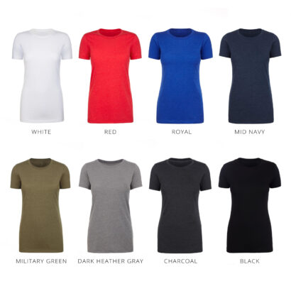 Ladies' Soft Cotton-Blend Crew Tee