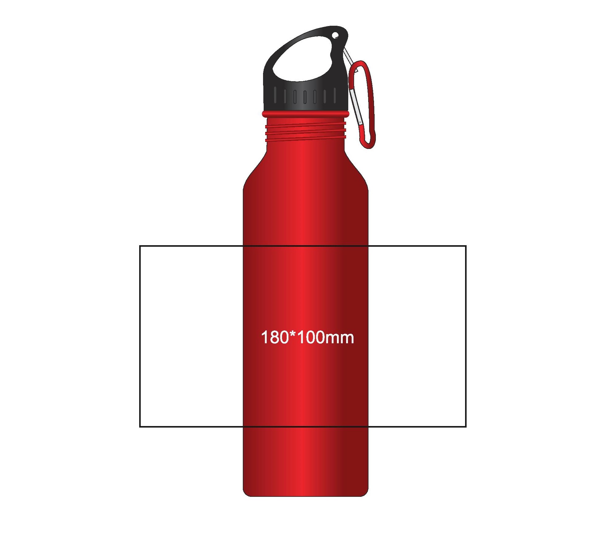 Aluminium Screw Top Bottle - Image 3