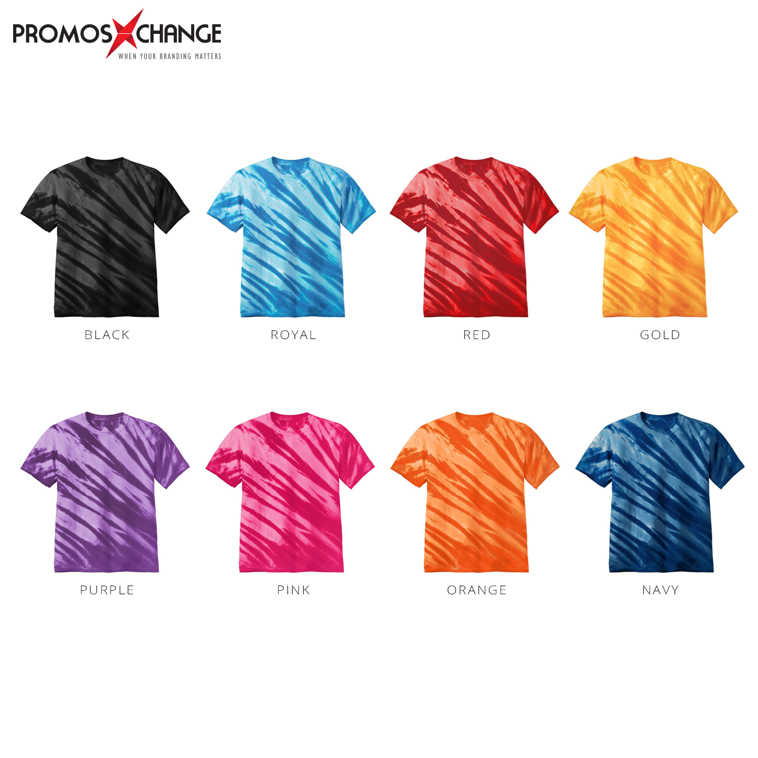 Port & Company - Tiger Stripe Tie-Dye Tee