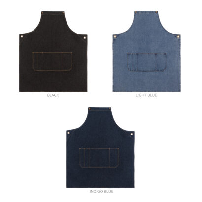 Cross Back Denim Bib Apron