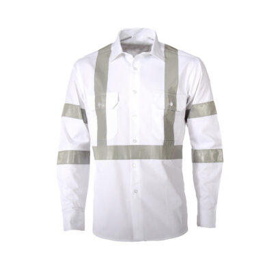 Mens X-Back Night Safety Wear with Biomotion Tape Configuration