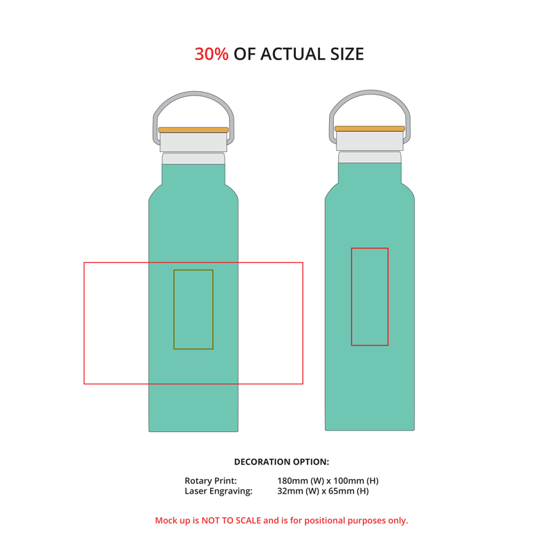 High Quality 600ml Double Wall Drink Bottle - Image 2