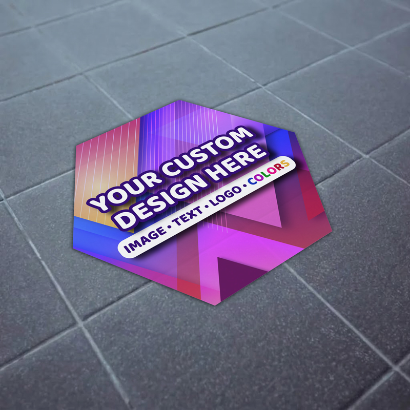 Custom Corflute Floor Graphics