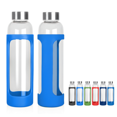 600ml Stainless Steel Threaded Lid Glass Bottle