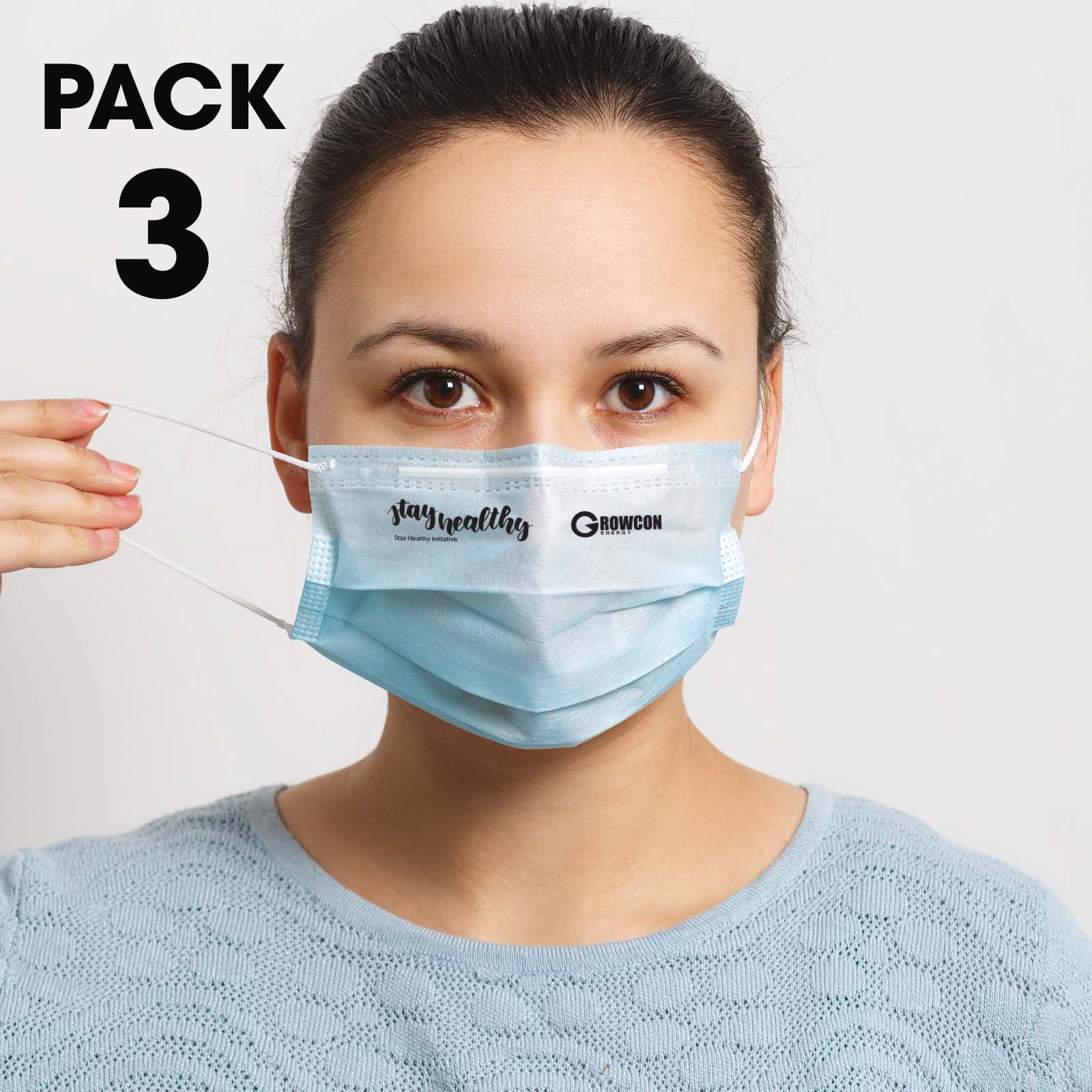 Disposable 3-layer Face Mask Pack of 3