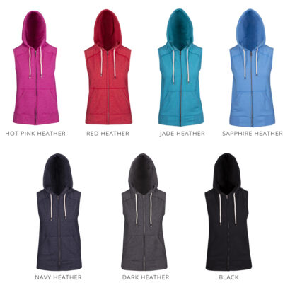 Jazz Ladies/Junior Sleeveless Hoodies