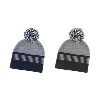 Contrast Knitted Beanie