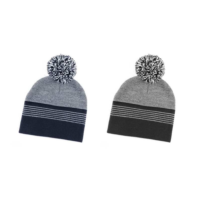 Contrast Knitted Beanie