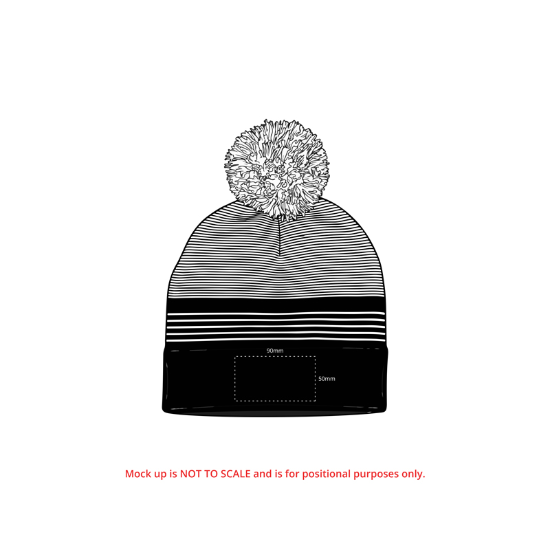 Contrast Knitted Beanie - Image 3